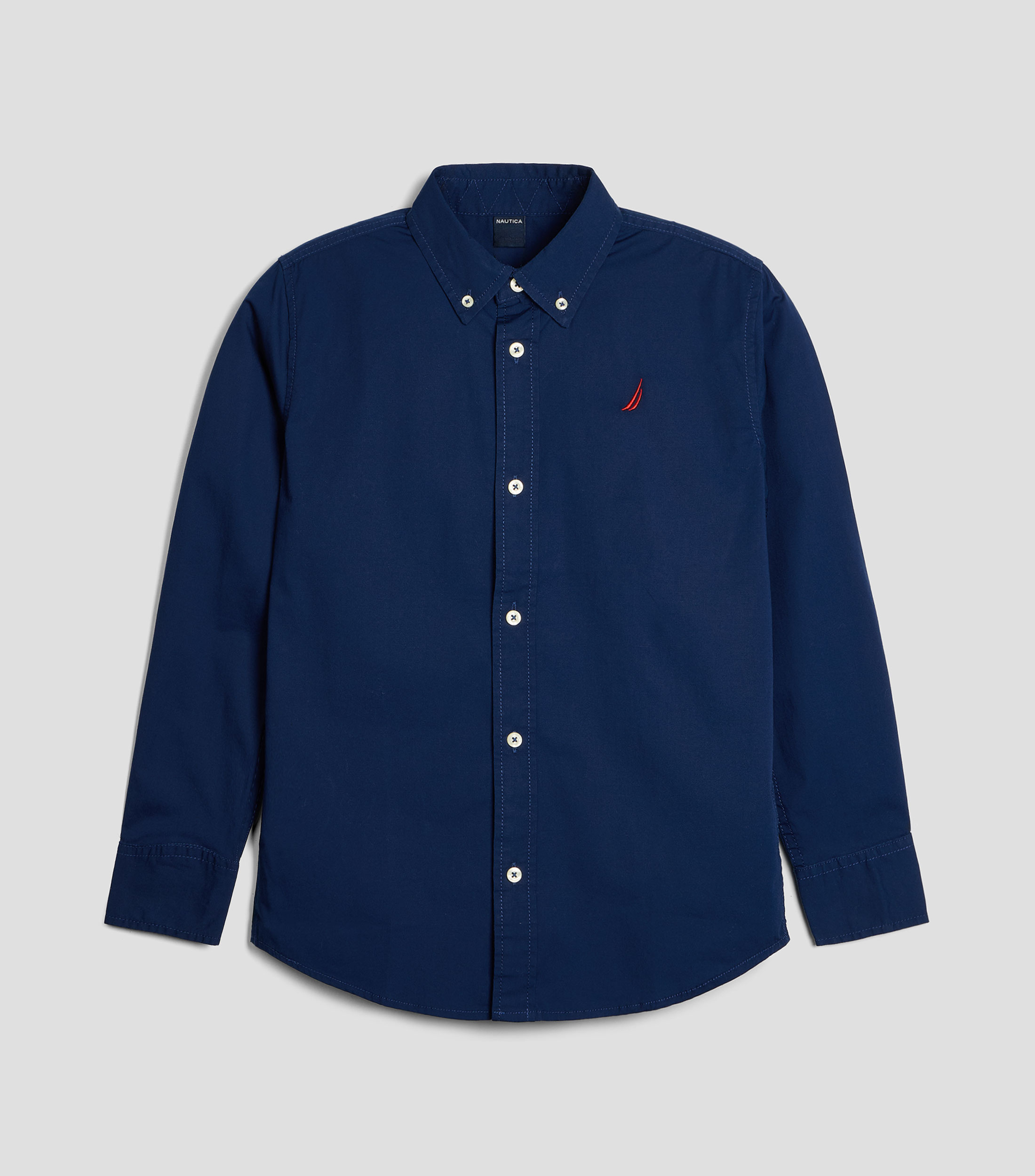Camisa lisa manga larga Niño
